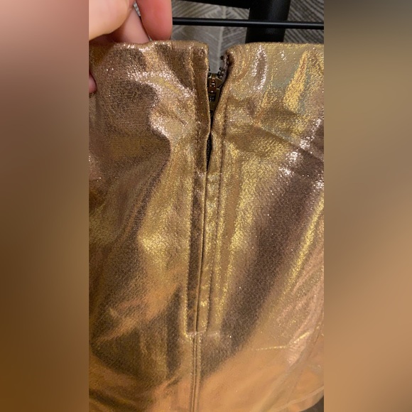 Wild Fable Gold Mini Skirt - Picture 5 of 7